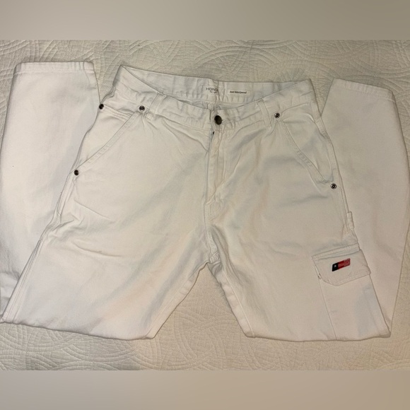 Revolve Men’s White Cargo Pants Brand- Honor the Gift minimalist - Picture 5 of 9